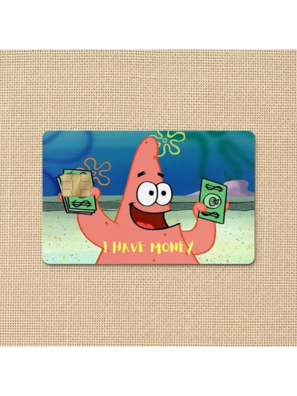 Patrick Star Credit Card Skin